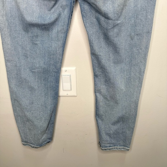 AGOLDE Sophie Crop Jean Chewed Hem & Waistband Size 30 Distressed Destroyed - Picture 9 of 14